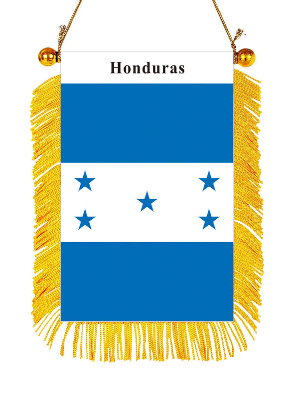 Honduras Rearview Mirror Flag - CaribeHeart Honduras